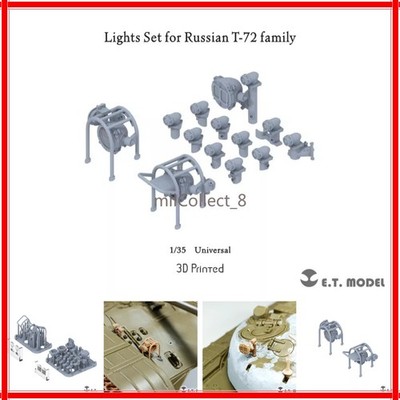 ETmodel P35-270 Russian T-72 car family lamp set modification parts