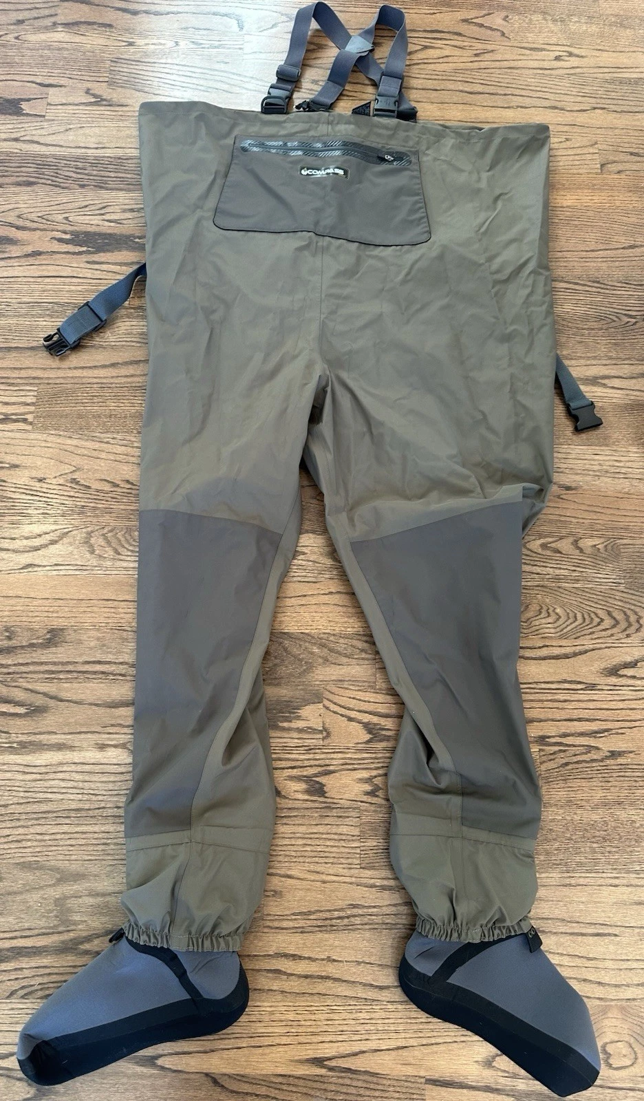 Compass 360 Deadfall Wader Brown Men's 2XL Stout Fishing Stockingfoot