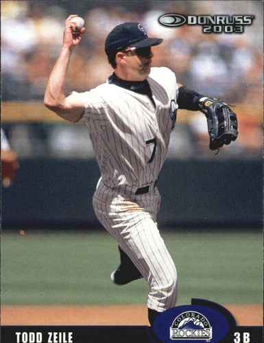 2003 Donruss Todd Zeile #277 card