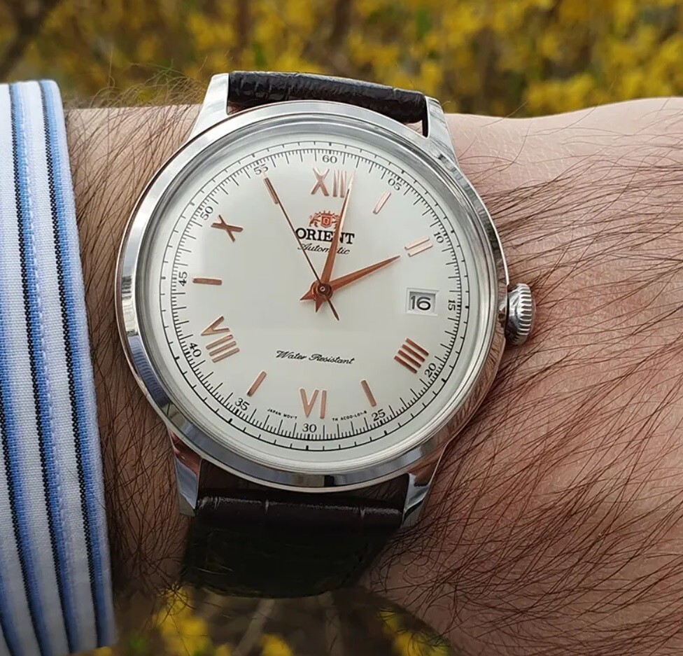 Orient TAC00008W0 2nd Generation Bambino Automatic Leather Roman