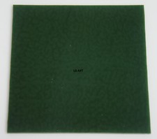 0345.30 - OPALESCENT STEEL JADE GREEN 5" x 5" BULLSEYE 3mm THICK GLASS 90 COE