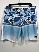Quicksilver Boardshorts Swim Trunks Men  s 36 Girl Climbing Palm Tree