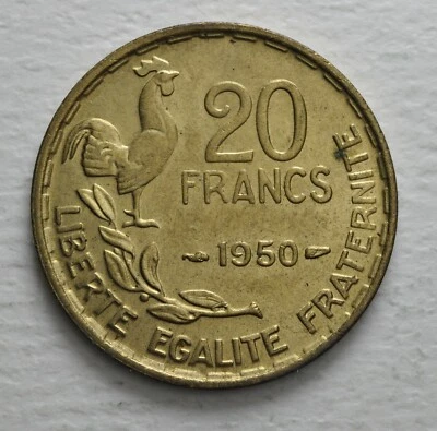 1950 France 20 FRANCS QFDC - Photo 1/2