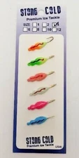 Stone Cold Glow Bloodline Premium Glowing Ice Fishing Jigs  You Pick