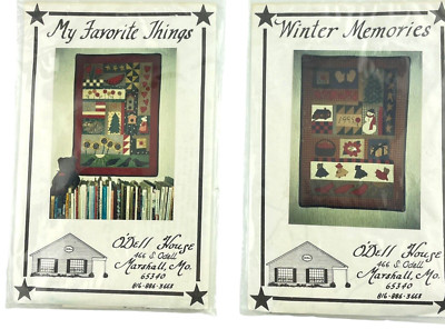 O'Dell House Quilt Patterns My Favorite Things and Winter Memories