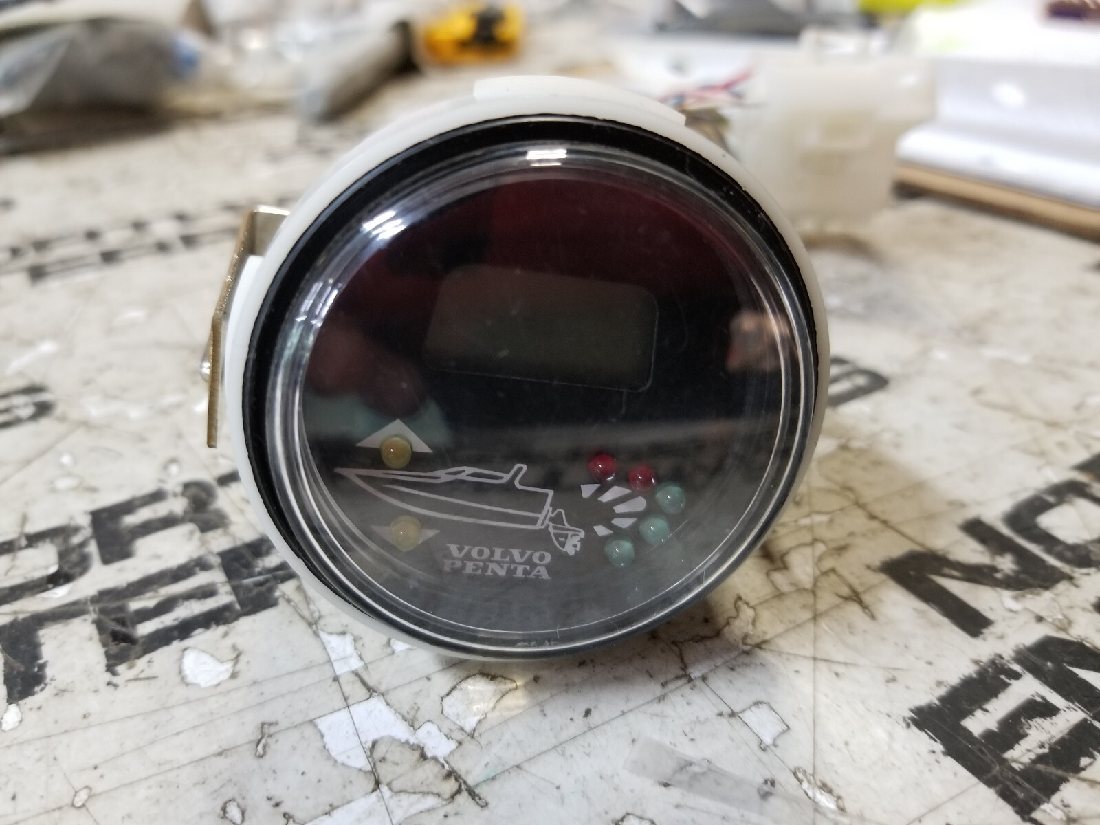 Volvo Penta Tilt & Trim Gauge 872498 12v 210503 eBay