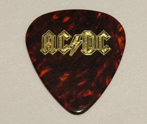 AC/DC Angus Young Caricature Guitar Pick ACDC Concert Stage Tour ...