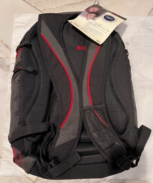 Mochila para portátil Mobile Edge G-Pak BEFGP7 15,4" carbón/rojo nueva con etiquetas Foto 2 de 4