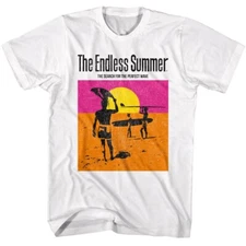 Endless Summer Movie Poster Men's T Shirt Bruce Brown Films 1966 Surfer Document