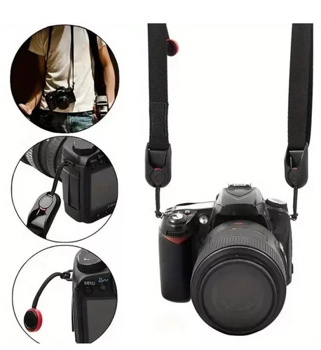 Camera Strap Quick Release Universal Adjustable Durable for DSRL Shoulder Neck - Foto 11 di 11