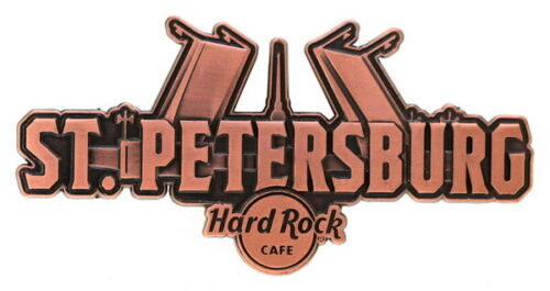 Hard Rock Cafe St. Petersburg Core Destination Name Magnet - Picture 1 of 1