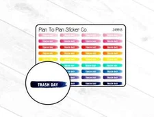 2499-8~~Trash Day Swooshes Planner Stickers.