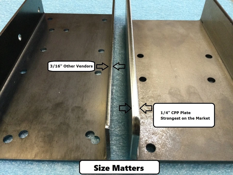 63-72 Chevy C10 CPP’s Frame Shortening Kit Short Bed Conversion 1/4" Heavy Plate - Imagem 2 de 4