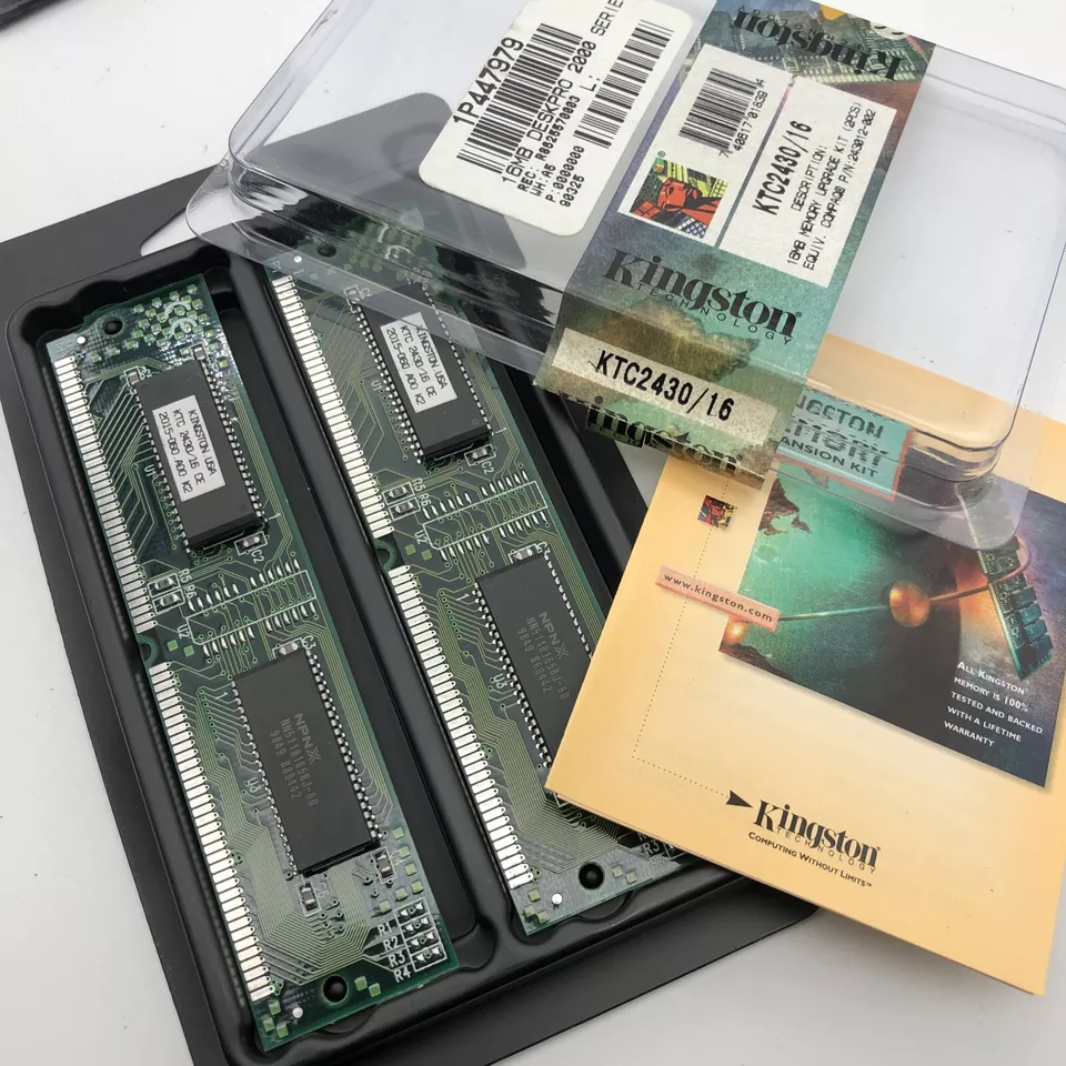 NEW 16MB EDO 2x 8MB Kingston KTC2430/16 60NS SIMM 72-PIN IBM PC or MAC Macintosh - Image 3 of 4