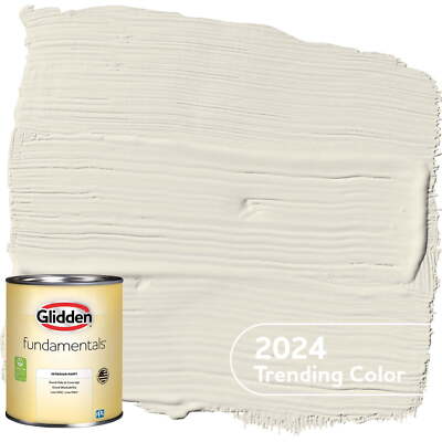 Fundamentals Interior Paint Focus  Off White, Eggshell, 1 Quart