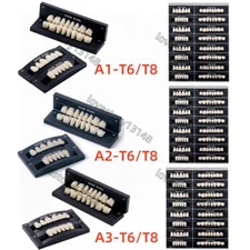 28Pcs/Set Dental Acrylic Resin Denture Teeth Full Set Upper&Lower A1/A2/A3