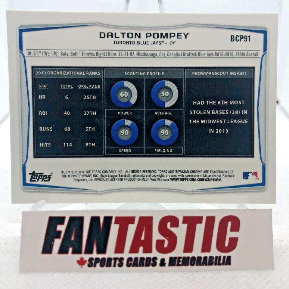 2014 Bowman Chrome YOU PICK Draft, Prospects RC, FY, Refractor, etc - Image 4 of 4