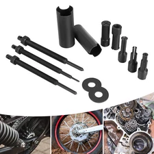 12Pcs Motorcycle Inner Bearing Puller Wheel Hub Extractor Dirt Bike Repair Tool
