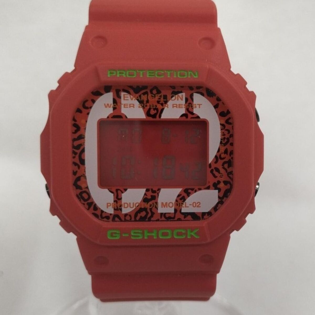 G-SHOCK EVANGELION DW5600VT EVA02 the beast model radioeva G-SHOCK EVANGELION DW5600VT EVA02 the beast model radioeva