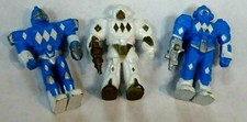 Vintage Soma China Sonic Rangers Robots PVC Figures lot 3 2" tall