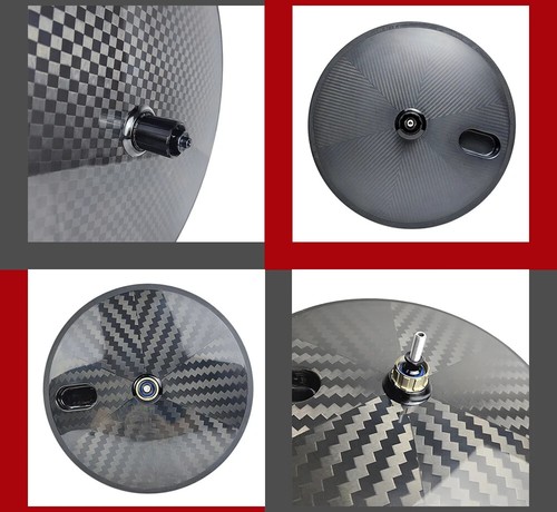 20 Inch 406 Carbon Wheels 11 Speed Disk Rim Brake Mini Folding Bike Wheelset - Picture 12 of 13