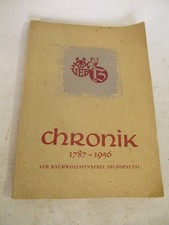 DDR Heft Chronik Baumwollspinnerei Baumwolle Zschopau Zschopautal Spinner 1956