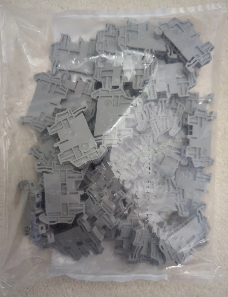 Phoenix Contact  CLIPFIX 35-5 End bracket 3022276 Pack of 50 - New - Image 2 of 4