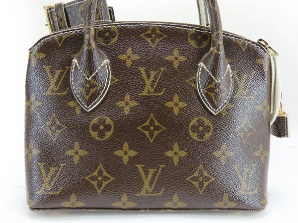 LOUIS VUITTON M40599 Lockit BB Hand Bag Shiny Monogram Near Mint Rare