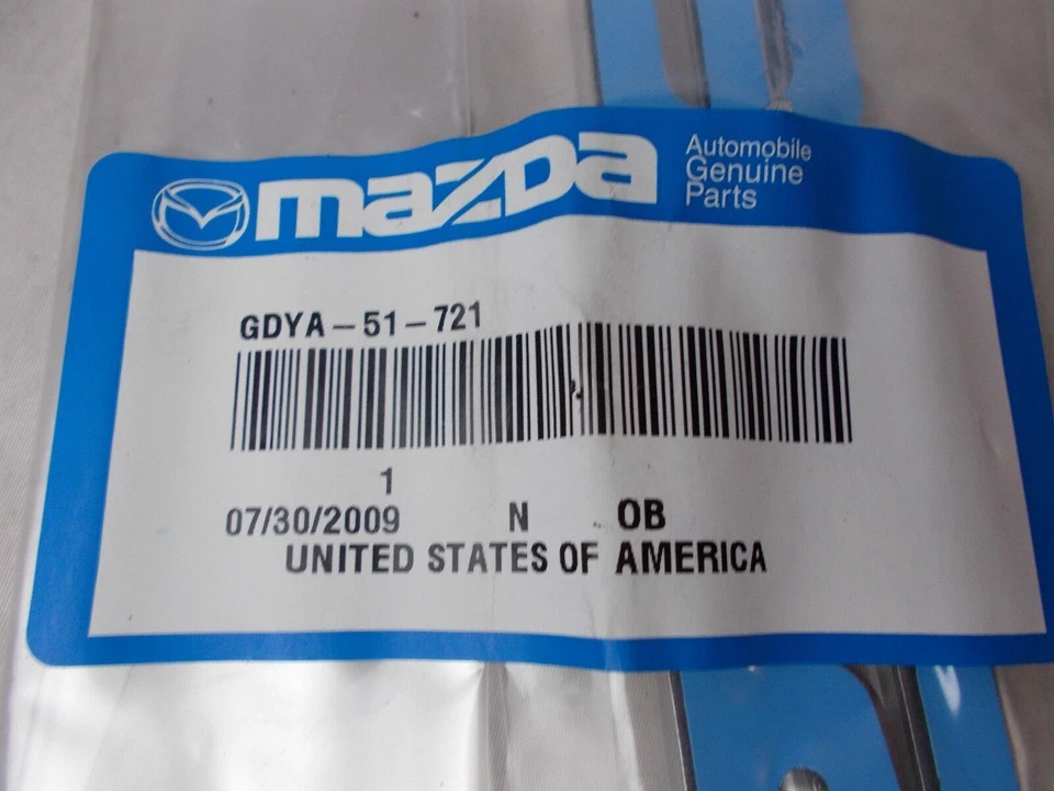 Placa de identificación emblema maletero tapa trasera 626" GDYA-51-721 se adapta; Mazda 626 98-99' Foto 4 de 4