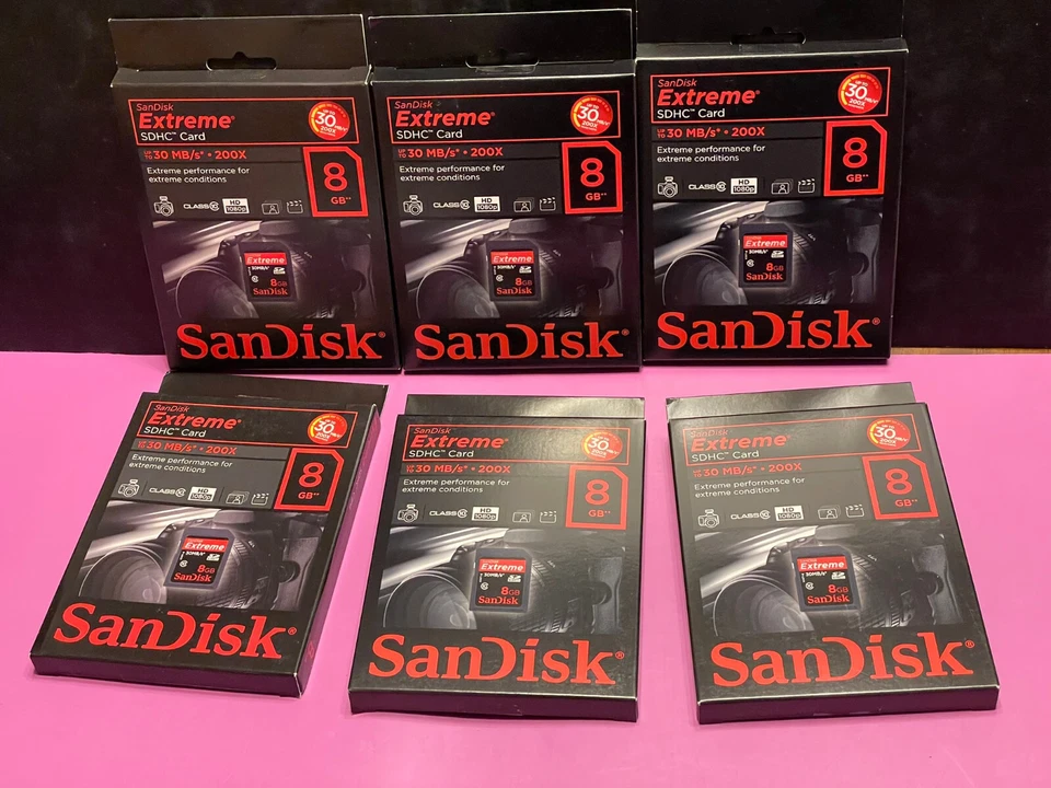 Sandisk 8 GB Extreme SDHC Card Class 6 (SDSDX3-008G-A31) - Image 4 of 4