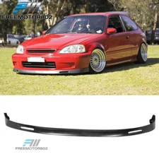 Fit 99-00 Honda Civic EK BYS Style Front Bumper Lip PU