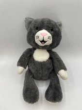 Kohls Cares If You Give Cat Cupcake Gray White Plush 12" Smiling Kitty Kohl's