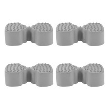  4 rutschfeste Gummifüße für Duschstühle, wasserfeste Ersatzfüße für Badhocker,