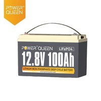 Power Queen 12V 100Ah Lithium Batterie Lifepo4 Akku Mit 100A Bms FüR WohnhäUsern