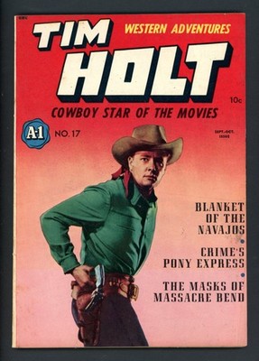 TIM HOLT #2 (A-1 #17)  ME 1948 - Frank Bolle Art - Phot Cover - FN+