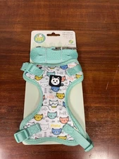 Kitty City Cat Leash and Harness Set for Cats Green One Size (5-10 lbs)