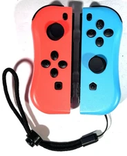 Official Nintendo Switch Joy-Con Neon Blue Neon Red • Left & Right Set • Joy Con