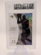 1997-98 EX2001 - Michael Jordan #9 Chicago Bulls HOF BGS 7.5 NM+