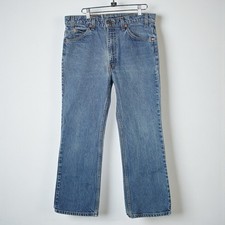 Vintage Levis 517 Boot Cut Jeans Orange Tab Men  s W32 x L28 Blue Made In USA 90s