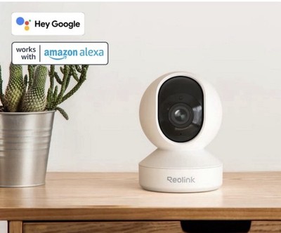 Reolink E1 Zoom Wireless Indoor Camera Night Vision Alexa Google Assistant Wi-Fi