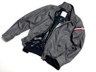 Rare Vtg 200s Men's MONCLER Prele Gray Logo Harrington Bomber Jacket - 4