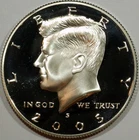 Lot of (6) Proof 90% Silver Kennedy Half Dollars (1) 1999, (2) 2005, (3) 2006