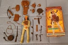 Geronimo the Apache Vintage Marx Best of the West doll  w/ box, accessories 1974