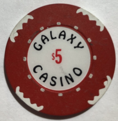 Galaxy Casino $5 Gaming Chip