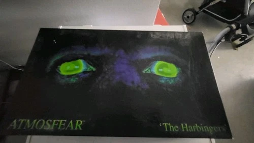 (Complete) AtmosFear The Harbingers Horror Board Game Vtg 1995 Mattel + VHS Tape