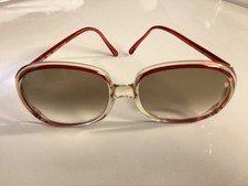VINTAGE LUXOTTICA / ITALY AVANT-GUARD 1333 DROP TEMPLE BIG SUNGLASSES GOOD