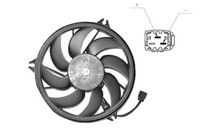FlüGelrad, KüHlung Motor 4028747 VAN Wezel FüR Peugeot