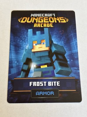 Minecraft Dungeons Arcade Card Series 5 Frost Bite #39/144 Armor Unique