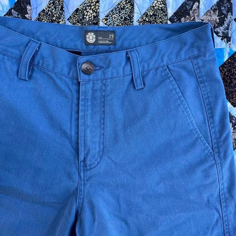 Blue element skater shorts - Image 2 of 4