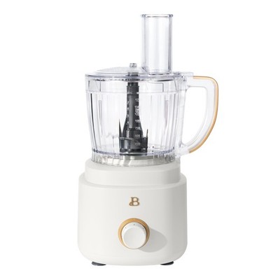 10-Cup Food Processor with Accessories, White Icing by Drew Barrymore